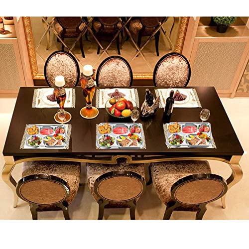 Set of 2 Stainless Steel Rectangular Divided Plates Tray 5 Sections Dinner Plates for Adults - Unbreakable Metal Plate for Campers, and Portion Control Reusable Plate - size: 5C (5 Sections)