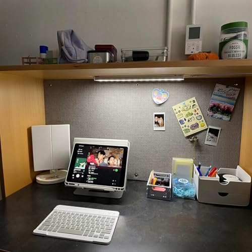 ASOKO LED Under Cabinet Lighting,3 Color Changing(2700K, 4000K,6000K), 14.5in USB Plug-in Under Desk Light, Dimmable LED Grow Light for Home Kitchen,Cabinet,Pantry - size: 14.5 Inch