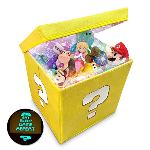 Generic Super Gaming 13' Glowing Storage Box - Perfect for Gaming, Parties, Birthdays - Medium