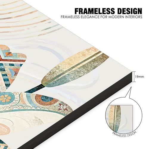 INFINIPANEL Lily Wall Art Print for Bathroom Framed Wall Decor - XPS Waterproof & Lightweight Construction - Perfect for Humid Bathrooms Boho Decor for Home, Bedroom & Living Room -12"×16" - color: Lily