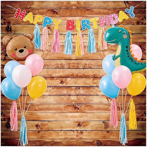 6x6FT Polyester Wood Wall Photography Backdrop Rustic Natural Wooden Board Photo Background Banner Birthday Party Wedding Baby Shower Cake Table Decor Studio Booth Prop Supplies - size: 6x6FT