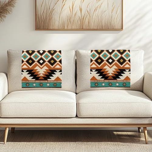 Aztec Tribe Geometric Star Print Headrest Cover for Recliner Chair, Recliner Headrest Protector 16.53 x 26.18 inch Sofa Head Protector Furniture Protectors for Recliners Sofa Slipcovers - color: Aztec Tribe Geometric Star