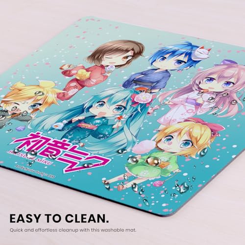 Head Case Designs Officially Licensed Hatsune Miku Characters Graphics 9.84 x 11.81 x 0.12 inches (250 x 300 mm) - S Gaming Office Desk PC Keyboard Mouse Mat Pad - color: Characters, size: 9.84 x 11.81 x 0.12 inches (250 x 300 mm) - S
