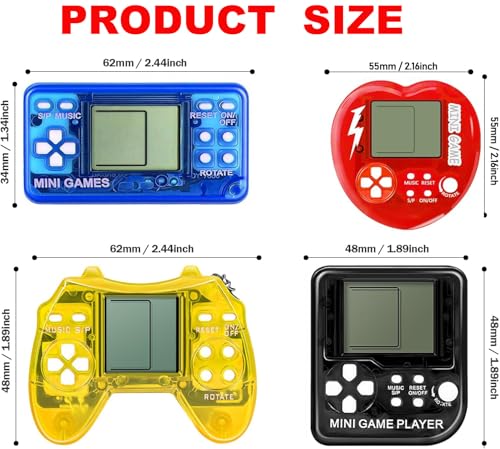 14 Pcs Video Game Party Favors, Gamer Party Favors, Classroom Prizes, Mini Video Games Keychain, Gamer Birthday Party Decorations, Goodies Bags Stuffer, Backpack - style: 14PCS