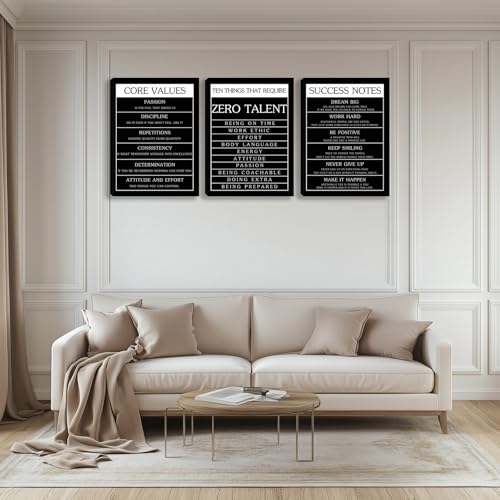 Motivational Wall Decor Paintings Inspirational Office Wall Decor Posters Prints 3 Pieces Bedroom Decor Living Room Office Canvas Picture Wall Painting Home Decoration Framed Artwork (36''W x 16''H) - color: Decor-23, size: 12 x 16 inch x 3pcs