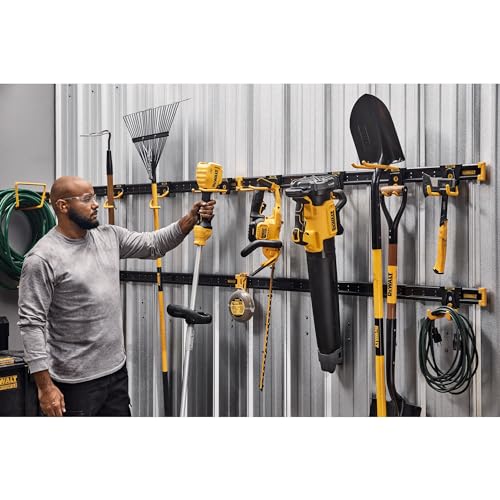 DEWALT Tool Organizer, Standard Double Hook for Long Handled tools, DEWALT Workshop Storage System Compatible (DWST82815) - style: Standard Double Hook