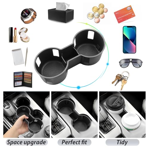 SKTU 2024 2025 2026 Ranger Cup Holder for 2024 2025 2026 Ford Ranger (XL/XLT/Lariat/Raptor) Central Control Cup Holder Ford Ranger 2024 2025 2026 Accessories Cup Pad 2025 Ranger Raptor Accessories - color: for 2024 2025 2026 Ranger Cup Holder