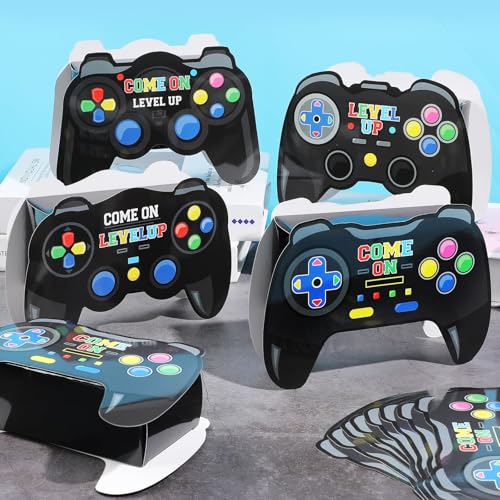 Lonfliness 24Packs Video Game Party Boxes Craft Kit Gaming Shaped Gifts Bags Game on Theme Treat Candy Goodie Cardboard Boxes for Gamer Party Favor Birthday Decorations Supplies Adult 7.1x4.7x2inch