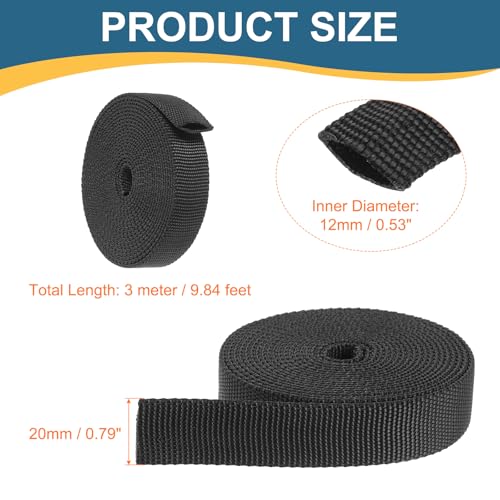 HARFINGTON Nylon Protective Hose Sleeve 0.5" ID 10FT Cable Cover Sheath Hydraulic Hose Protector Wrap for Welding Cord Tig Torch Hydraulic, Black - size: 0.5" ID 10FT