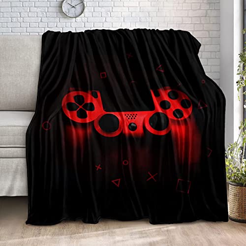 lirs Bedding Gaming Throw Blanket 60" x 50’’ Super Soft, Fleece, Gamer Gift for Couch Sofa for for Kids Boys Teens Video Game (MT-A06, 60’’x50) - color: Mt-a06, size: 60’’x50"