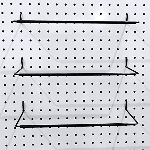 5 Pack Extendable Pegboard Paper Towel Holder,Pegboard Hook for Workshop,Garage,Kitchen,Laundry Room,Bathroom etc.