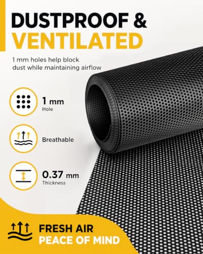 39x4 inch Customizable DIY Floor Vent Covers, Magnetic PVC Vent Mesh for Wall, Ceiling & Home Floor, PC Case Dust Mesh Filter - color: 39x4 inch