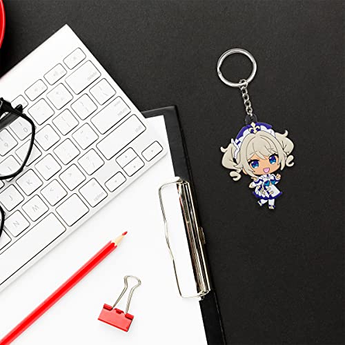 Impact Videogame Colorful Lanyard Keychains Stickers - color: Barbara
