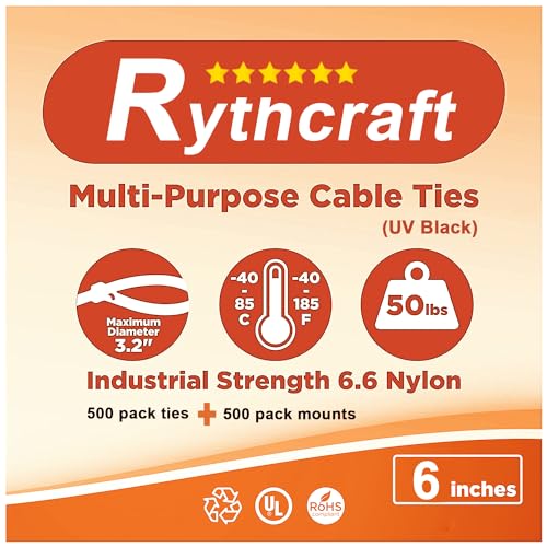 500 Pack 3/4" Zip Tie Adhesive Mounts Self Adhesive Cable Tie Base Holders with Multi-Purpose Tie wire clips with screw hole,Anchor stick on wire holder, Including 100 Pack Clips(Black) - color: 500 Pack 3/4“ Black