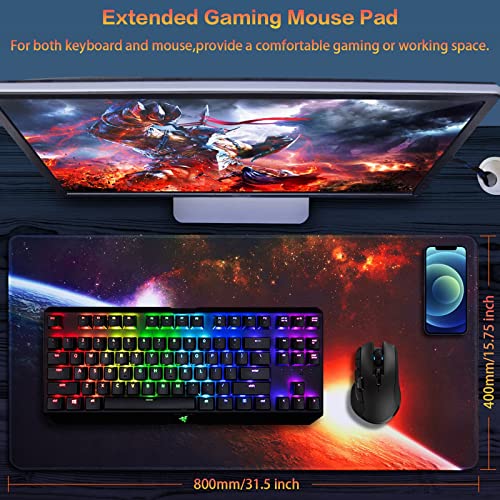 Canjoy Gaming Mouse Pad, Large Extended Mouse Pad Big Computer Mousepad for Home Office Gaming Work 31.5x15.7inch - color: Sunrise
