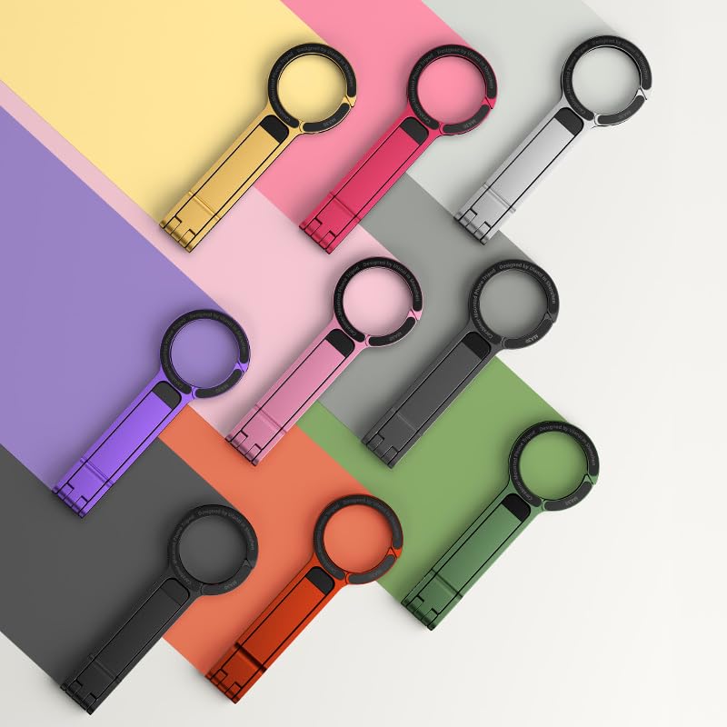 ULANZI MA30 Magnetic Phone Tripod Stand for iPhone-Aluminium Maglock Smartphone Mini Tripod Pocket Cell Phone Stand Strong Magnet Quick Mount Compatible with iPhone 17 16 15 14 13 12 Series, Dark Gray - color: Dark Gray