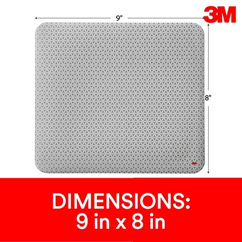 3M Precise Mouse Pad Enhances the Precision of Optical Mice at Fast Speeds, Easy to Clean, Stays in Place, 9 in x 8 in (MP114-BSD1) (Pack of 6) - size: 8L x 9W inches (Pack of 6)