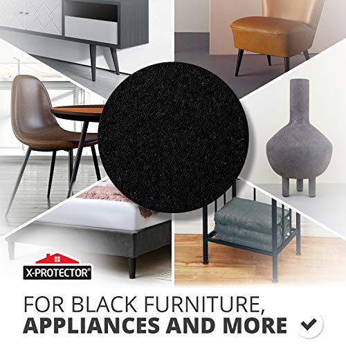 Felt Furniture Pads X-PROTECTOR 10 PCS - Premium 8” x 6” x 1/5” Heavy Duty Black Felt Sheets! Cut Large Furniture Pads to The Size You Need - The Best Felt Floor Protectors for Any Hard Floor! - color: Black, size: 8” x 6”