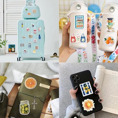 200PCS Y2K Aesthetic Stickers, Cute Coquette Girl Aesthetic Stickers, Coquette Room Decor Vintage, Cute Vinyl Waterproof Stickers Journaling Scrapbooking Sticker Pack for Adult - color: Colorful Stickers