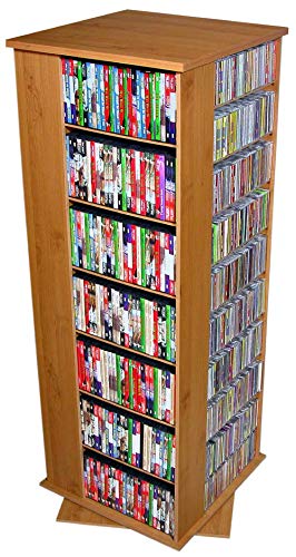 Venture Horizon Revolving Media Tower 1600 Grande-Oak - color: Oak-finish