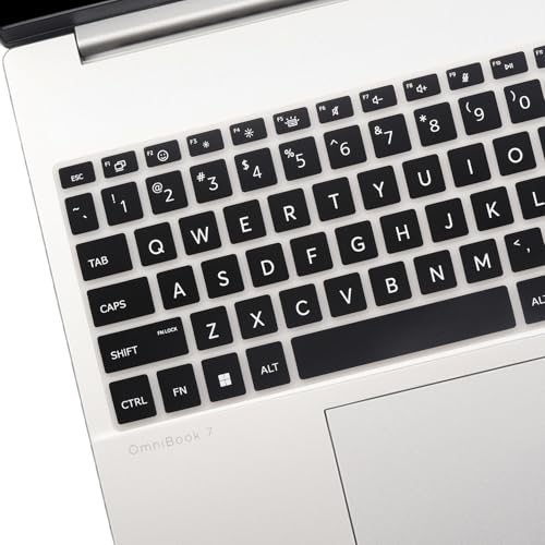 Keyboard Cover for HP OmniBook 7 16-az 16-ay Series 16-az0097nr 16-ay0087nr 16t-az000 16", OmniBook 7 17.3" 17-dc Series 17-dc0097nr 17-dc0373cl (Not fit Omnibook X 17-dd 17t-dd, OmniBook7 16-au)