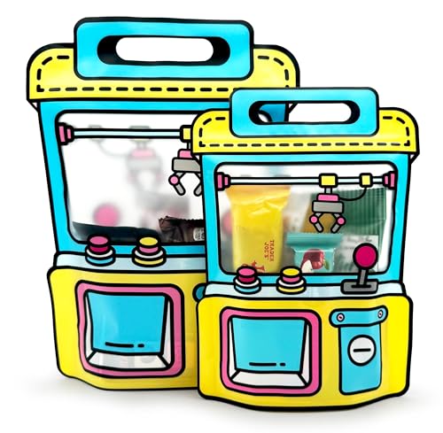 20 Pack Gift Bags for Kids Birthday Party Supplies - Bulk Goodie Bag for Candy, Snacks, or Favors with Resealable Ziplock Seal (Yellow/Small) - color: Yellow/Small