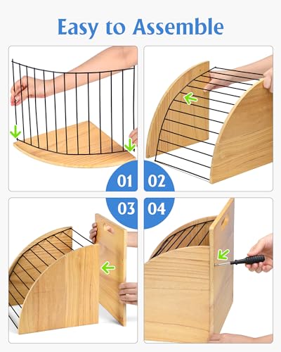 HULISEN Clipboard Holder + Desk Tray and Pencil Holder Set