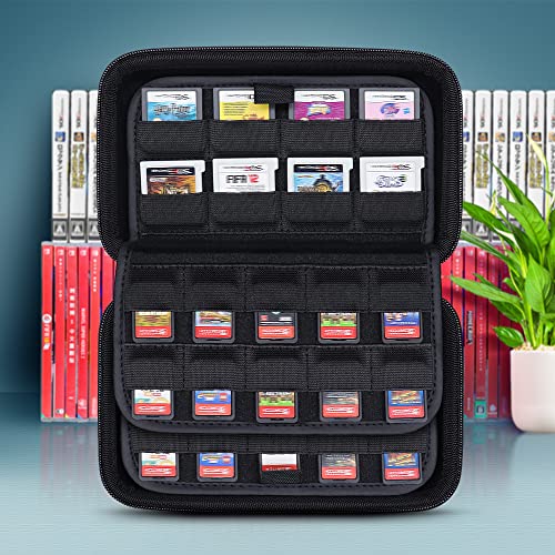 sisma DS 3DS Switch Game Case Compatible with Nintendo Cartridges Fits 40 Switch & 32 DS Games, Game Card Holders Storage Case - color: Grey 40+32 Slots