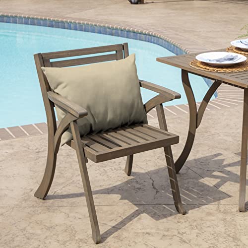 Arden Deep Seat Pillow Back Cushion, 23 x 17, Outdoor/Indoor Replacement Back Cushion, Plush Support, Fade-Resistant, Rain-Proof Patio Furniture Cushion, Tan Leala - color: Tan Leala, size: 17 x 23