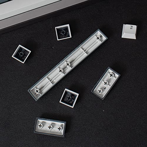 Sumgsn Apollo Keycaps 163 Keys Doubleshot Keycaps Cherry Profile Custom Keyboard Key caps Set Fit for 61/64/87/104/108 Cherry Mx Switches ISO ANSI Layout Alice Keyboard Mechanical Keyboards - color: Apollo Keycaps