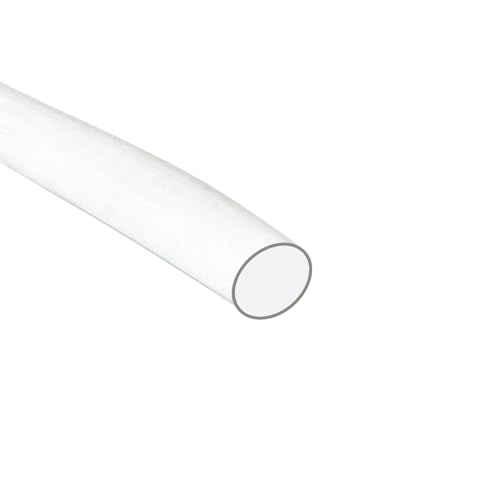 UXCell Clear PVC Tube Wire Harness Tubing, 1/2-inch(12mm) ID 10ft Sleeve for Wire Sheathing Protection - color: Clear, size: 12mm