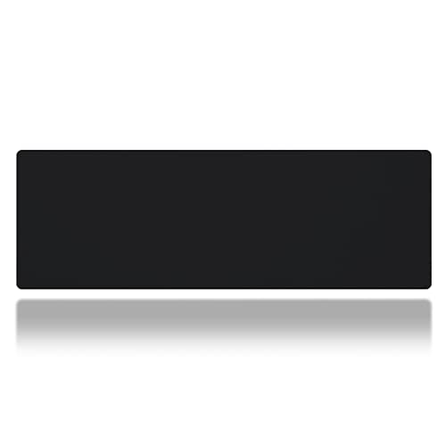 Gamer Boss - Gaming Mouse Pad - 36 x 12 Inches - 4mm Thick with Stitched Edges, Non-Slip Rubber Base, Premium Cloth Mousepad, Desk Mat for Laptop, Keyboard, Computer & PC (Extended, Black) - color: Black, size: 36" x 12"
