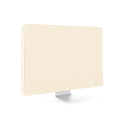 MOSISO Monitor Dust Cover 26, 27, 28, 29 inch Anti-Static Dustproof LCD/LED/HD Panel Case Computer Screen Protective Sleeve Compatible with iMac 27 inch, 26-29 inch PC, Desktop and TV, Beige - color: Beige, size: 26-29 inch