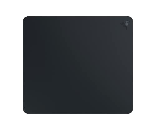 Razer Atlas Tempered Glass Gaming Mouse Mat: Ultra-Smooth Micro-Etched Surface - Dirt and Scratch-Resistant - Anti-Slip Base - Quiet Mouse Movements - Black - color: Black