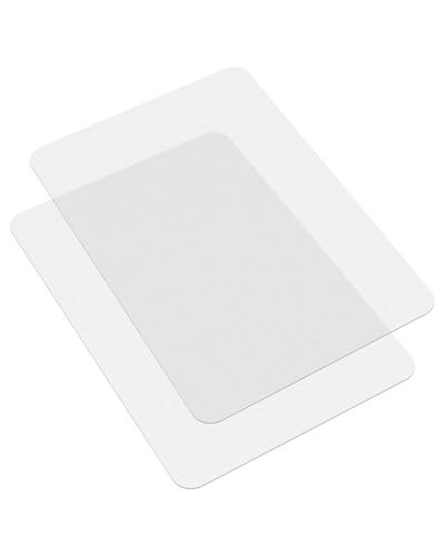 Blvornl 2 Pack Frosted Clear Chair Mat for Hardwood Floor, 45"*53" Hard Material Office Chair Mat, Memory Plastic Computer Chair Pad for Rolling Chairs, Desk Floor Rug for Office and Home - size: 2pcs 45"*53"
