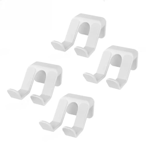 Storage Rack Wall Mounted Game Controller Bracket for Nintendo Switch Pro/PS5/PS4/Xbox Gamepads Stand Hanger Holder Accessories (White (4 Pieces)) - color: WHITE (4 PIECES)