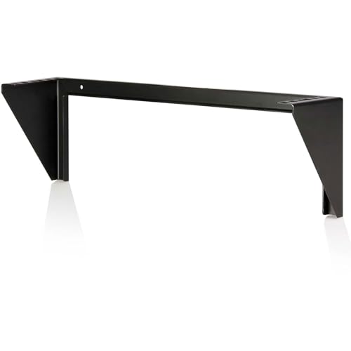 StarTech 2U Vertical Wall-Mount Rack Bracket, 19in, 125lb, TAA (RK219WALLV) - size: 2U