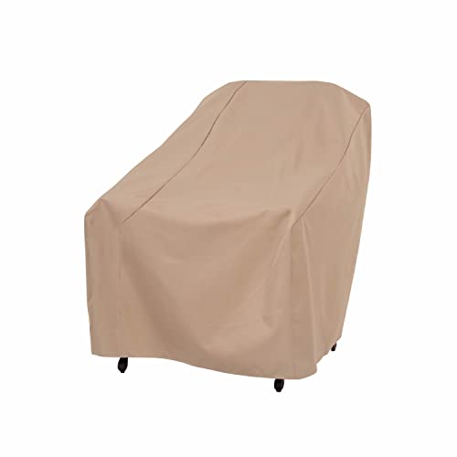 Modern Leisure Basics Patio Chair Cover - Weather-Resistant Fabric - Furniture Protection Perfect for Patio, Deck, and Porch - 33" L x 34" W x 31" H - Khaki - color: Khaki, size: 33"L x 34"W x 31"H - Khaki, style: Chair