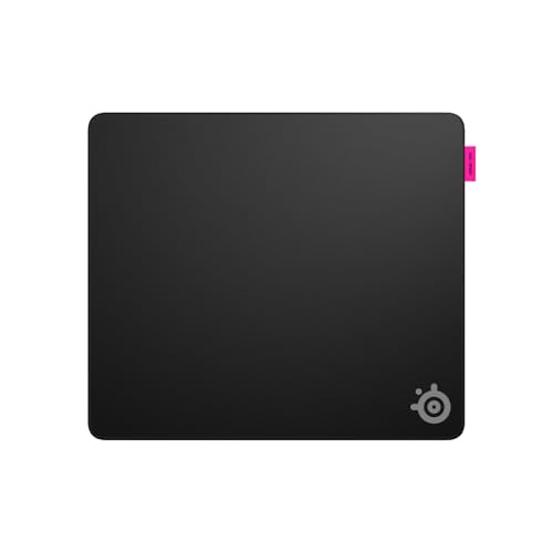 SteelSeries QcK L Performance Speed Gaming Mousepad — Extra Density for a Smooth Glide — Low-Profile Edge Stitching — Non-Slip Neoprene Rubber Base — 16.54 x 19.29 inch — FPS, MOBAs, RTS, MMO - size: Large, style: Speed