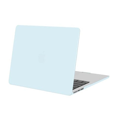 MOSISO Compatible with MacBook Air 13 inch Case M5 2026 M4 2025 M3 M2 2024-2022 A3449 A3240 A3113 A2681, Scratches-Resistant Protective Hard Shell for MacBook Air 13.6 inch Case, Cloud Blue - color: Cloud Blue