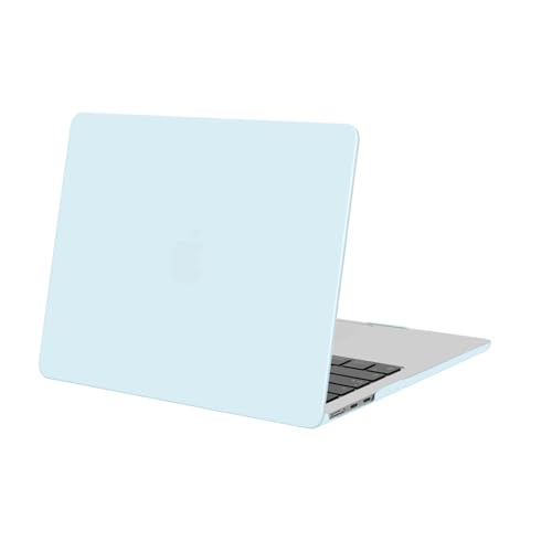 MOSISO Compatible with MacBook Air 13 inch Case M5 2026 M4 2025 M3 M2 2024-2022 A3449 A3240 A3113 A2681, Scratches-Resistant Protective Hard Shell for MacBook Air 13.6 inch Case, Cloud Blue - color: Cloud Blue