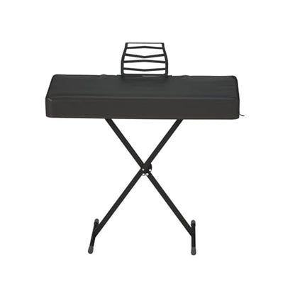 BENVOL 61/88 Keys Piano Cover - Waterproof Dustproof Keyboard Protector with Music Stand Zipper, Adjustable Drawstring, Soft Spandex Fabric for Yamaha, Casio 61/88-Key Digital Pianos (61keys-black) - color: 61keys-black