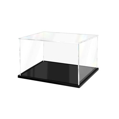 Acrylic Display Boxes for Collectibles Assemble Clear Acrylic Box Dustproof Protection Glass Case for Display Action Lego Figures Doll (10x6x6 inch; 25x15x15 cm) - size: 10 x 6 x 6 inches