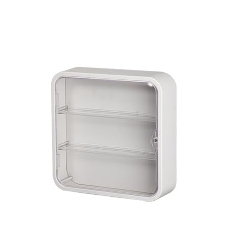 Blind Box Wall-Mounted Display Cabinet (White Small Size) - size: white small size