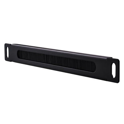 GeeekPi 0.5U Brush Cable Manager Rack Mount Cable Management Panel with Brush Strip for Cable Entry for DeskPi RackMate T1/T0/T2/T0 Plus/T1 Plus/TL1 and 10 inch Server Rack or Network Cabinet
