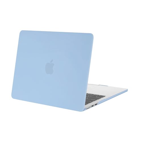 MOSISO Compatible with MacBook Air 13 inch Case M5 2026 M4 2025 M3 M2 2024-2022 A3449 A3240 A3113 A2681, Scratches-Resistant Protective Hard Shell for MacBook Air 13.6 inch Case, Air Blue - color: Air Blue
