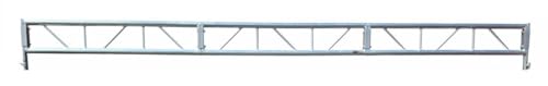 15Ft. Length IBeam Aluminum Lighting Trussing Truss 2" Tubing W/Stand Adapters. 550 LB. Capacity