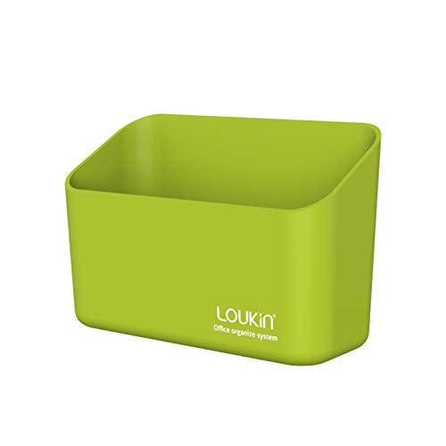 loukin Magnetic Marker Holder, Dry Erase Marker Holder, Remote Control Holder, Magnetic Storage Organizer for Whiteboard or Refrigerators (Green) - color: Green