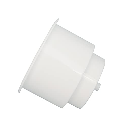 Yuanhe White Plastic Cup Drink Holder Insert with Drain for Boat Car Marine Rv, 4PCS - size: 4PCS