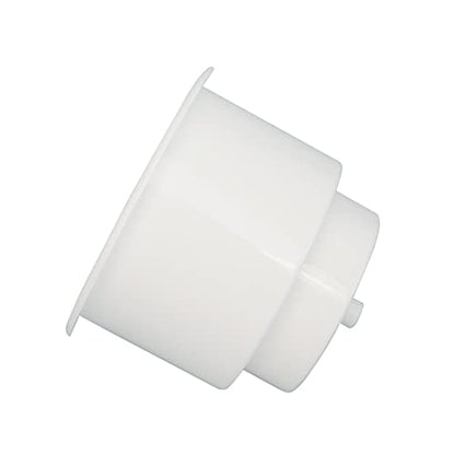 Yuanhe White Plastic Cup Drink Holder Insert with Drain for Boat Car Marine Rv, 8PCS - size: 8PCS